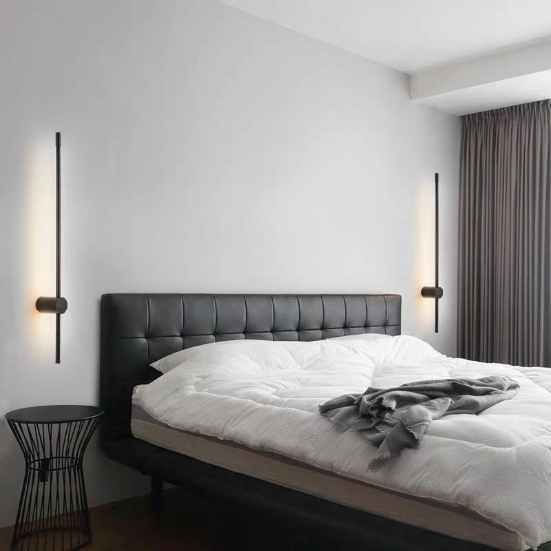 Modern Iron And Acrylic Led Linear Wall Light For Indoor Hallway