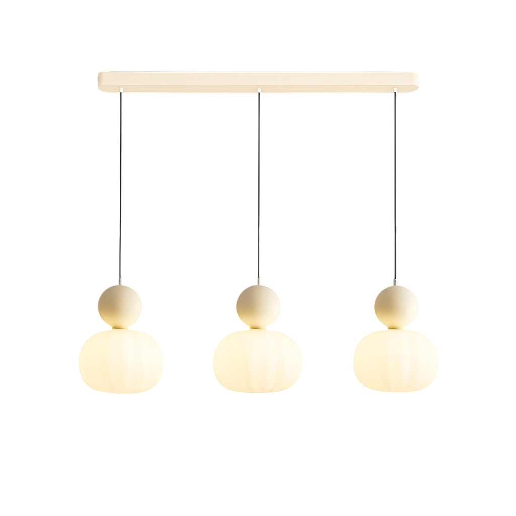 Aurelia Opal Glass Pendant Light With Coloured Sphere Cap Shade