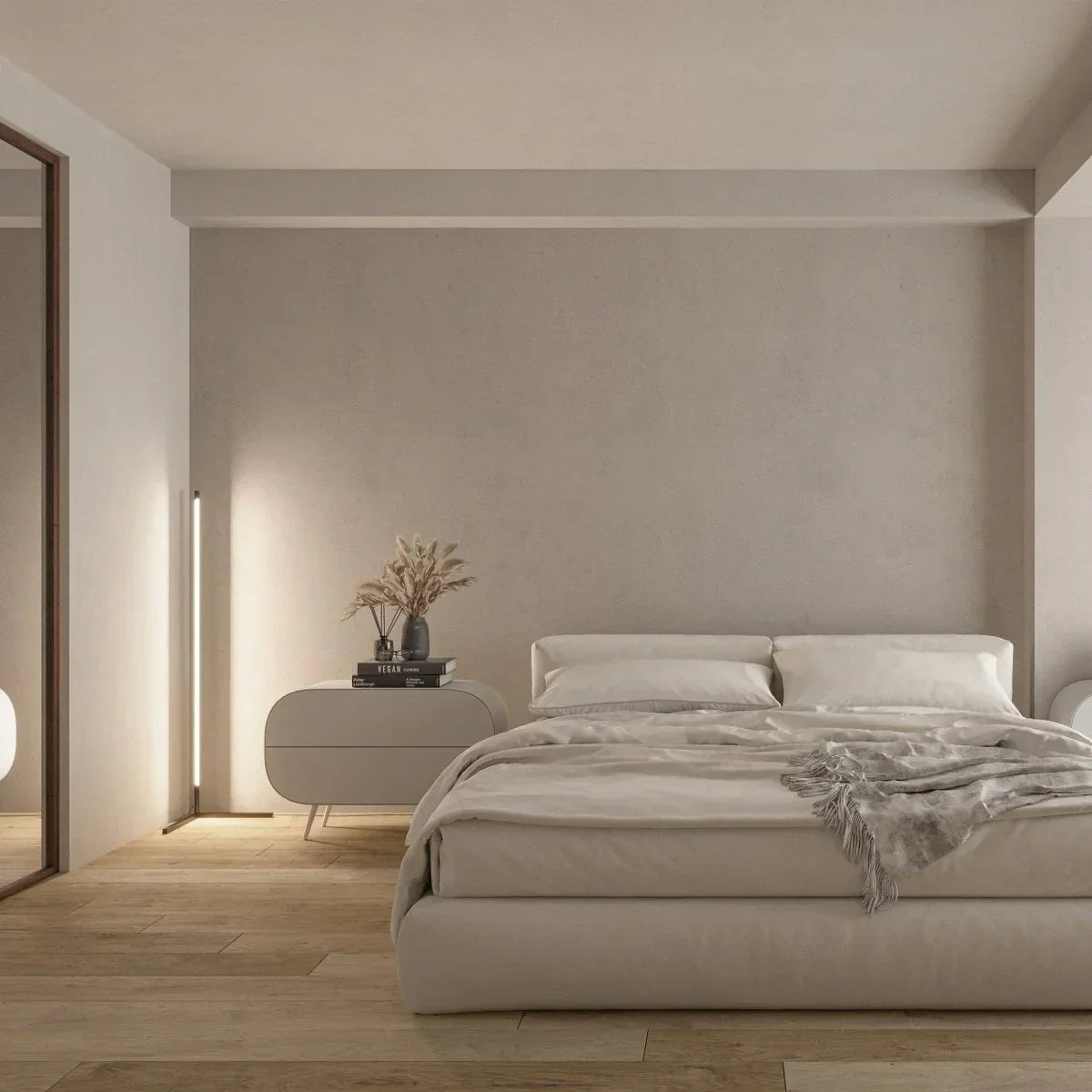 Modern Smart LED Corner Floor Lamp For Bedroom And Living Room