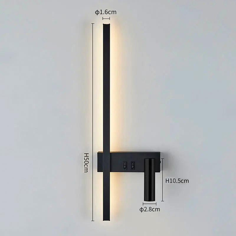 Adjustable Swivel LED Wall Light For Modern Bedroom And Hallway