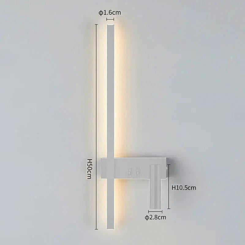 Adjustable Swivel LED Wall Light For Modern Bedroom And Hallway