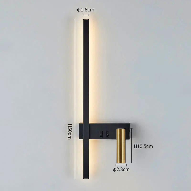 Adjustable Swivel LED Wall Light For Modern Bedroom And Hallway