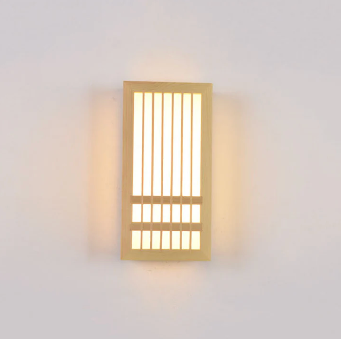 Japandi Wooden Wall Light Indoor LED Minimalist Sconce Natural Wood