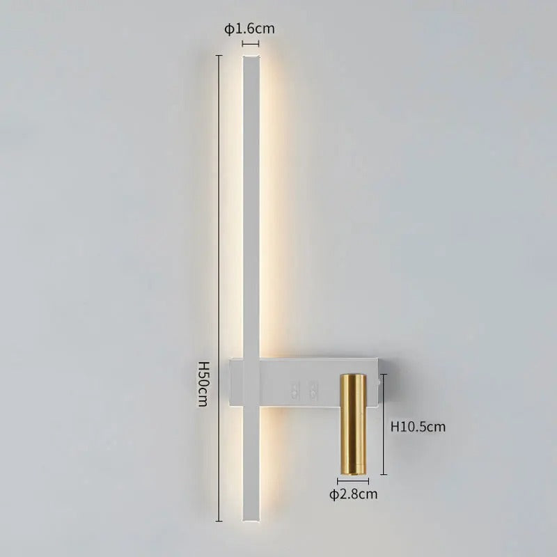 Adjustable Swivel LED Wall Light For Modern Bedroom And Hallway