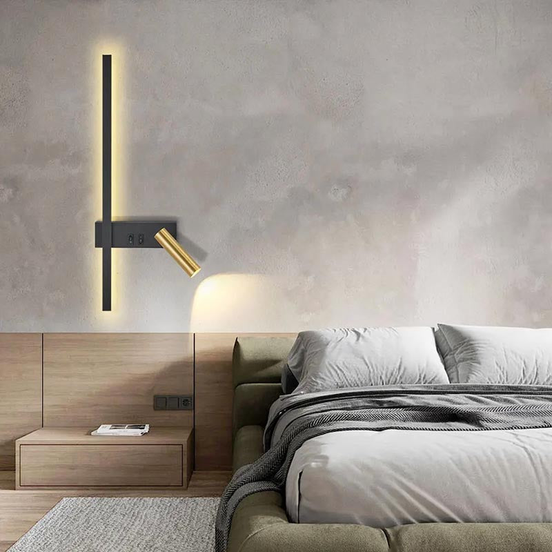 Adjustable Swivel LED Wall Light For Modern Bedroom And Hallway