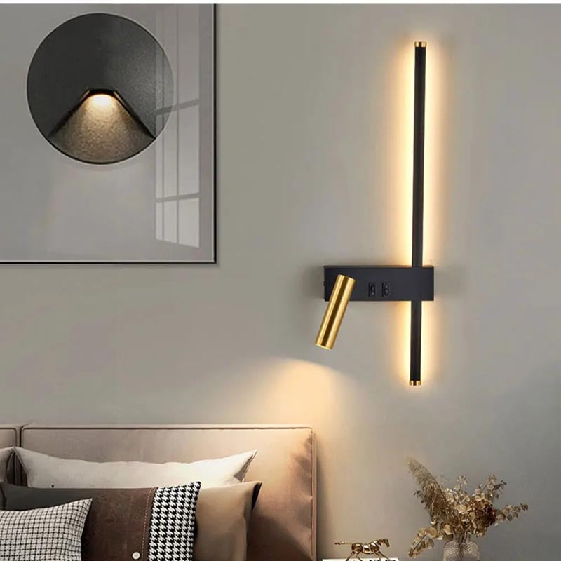 Adjustable Swivel LED Wall Light For Modern Bedroom And Hallway