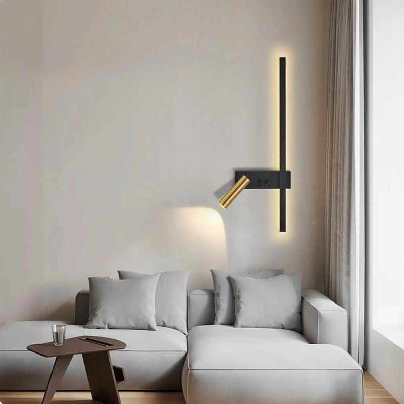 Adjustable Swivel LED Wall Light For Modern Bedroom And Hallway