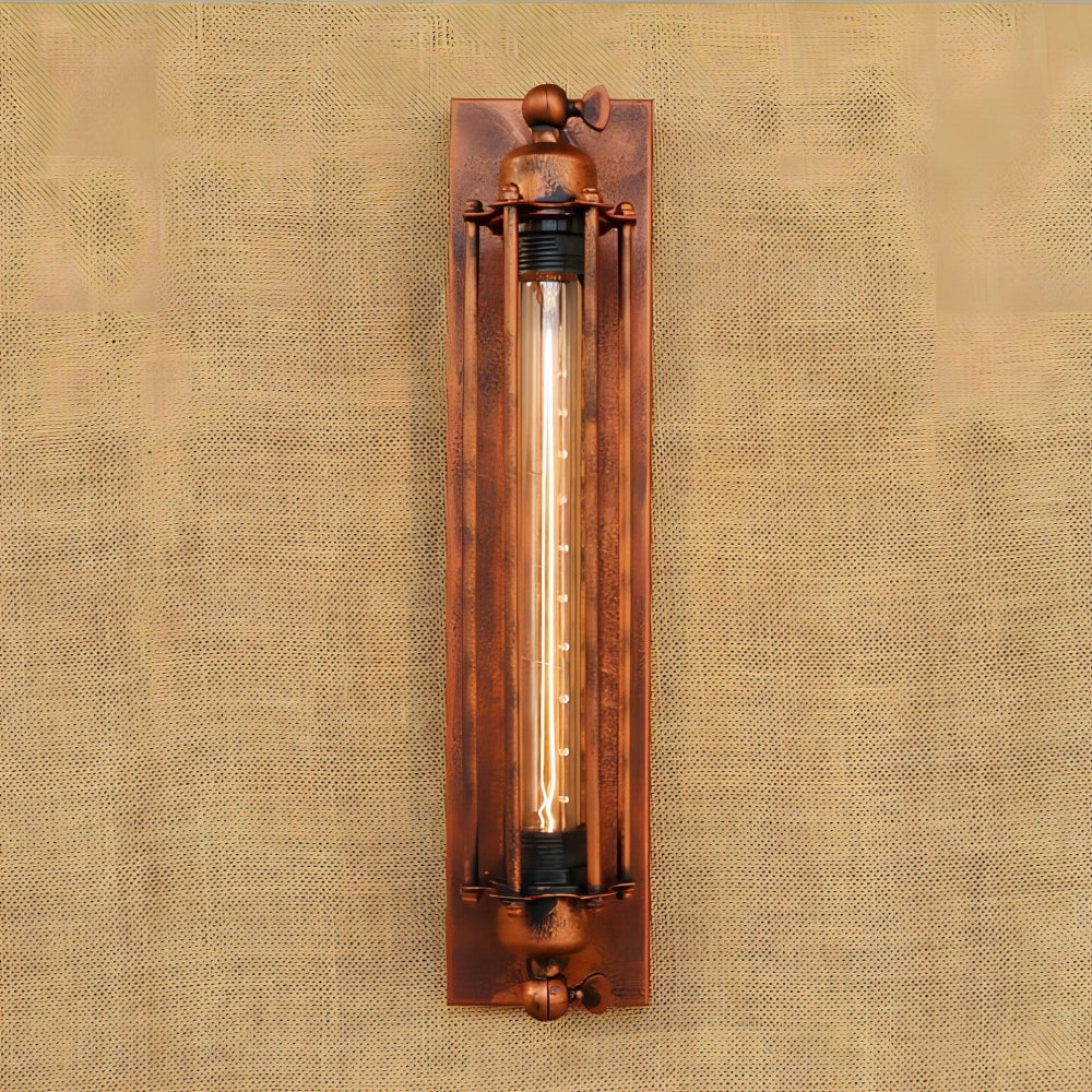 Vintage Industrial Matte Black Wall Mounted Led Fixture Light