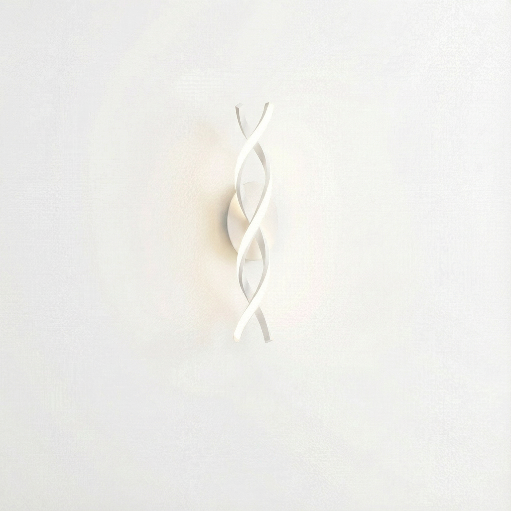 Spiral Aluminum LED Indoor Wall Lamp With Soft Ambient Lighting