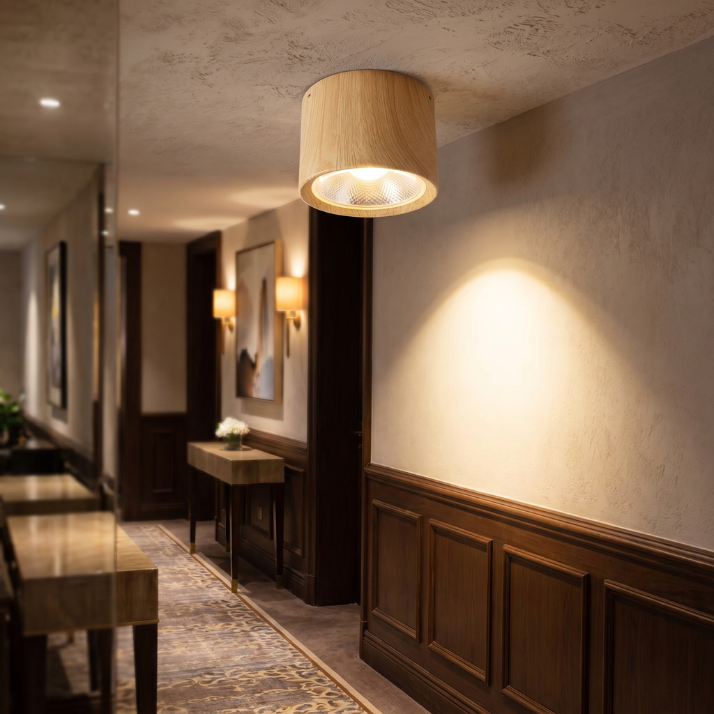Aeroled Led Surface Mounted Ceiling Spotlight Dimmable Round Indoor