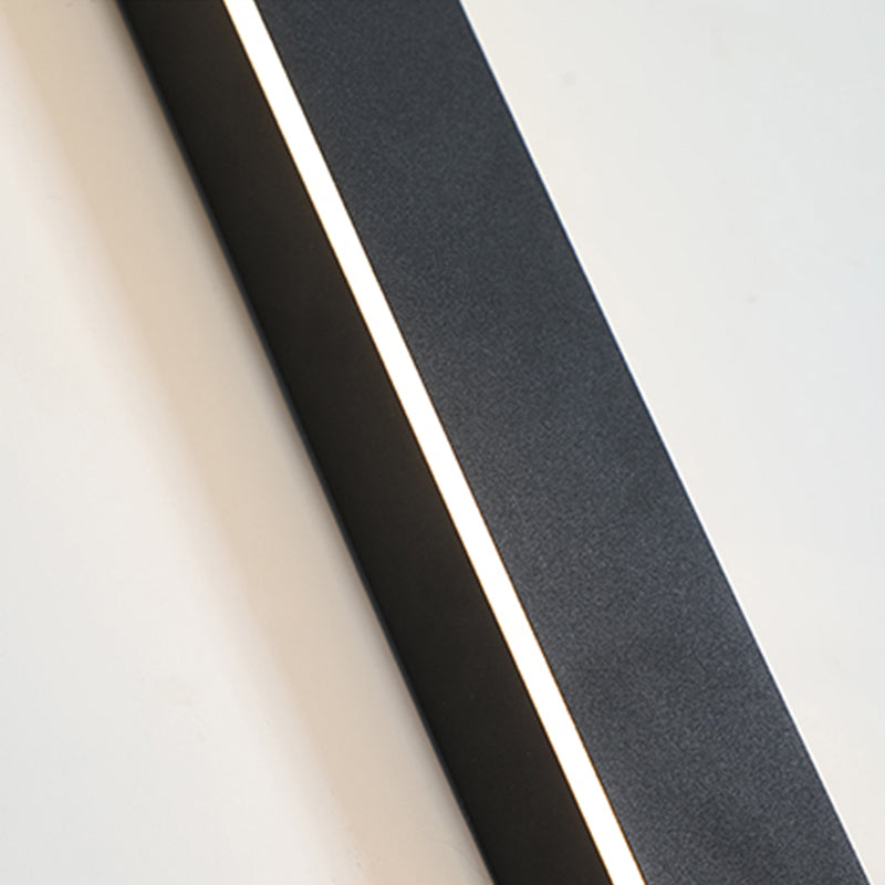 Architectural Black Vertical LED Wall Light For Indoor And Outdoor