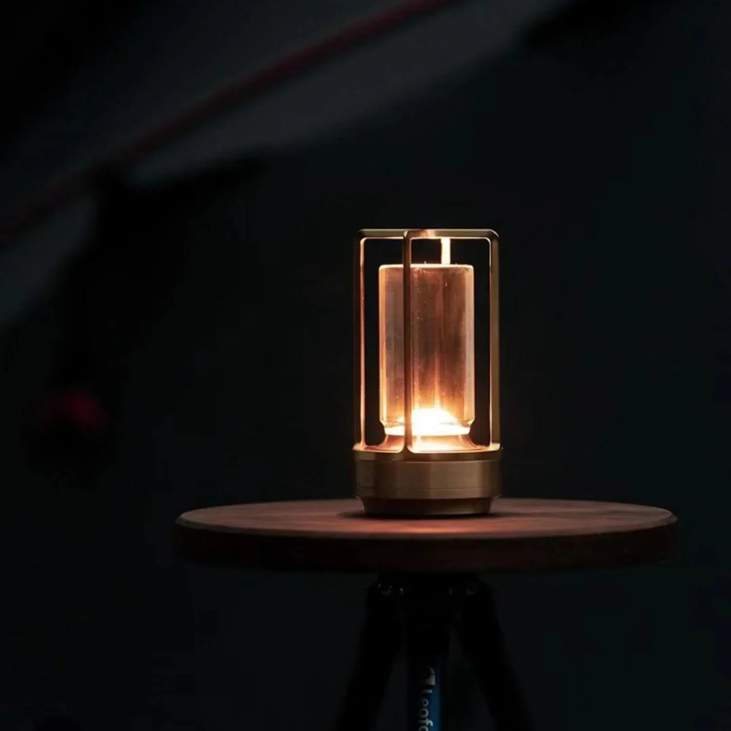 Aethera Modern Wireless Lantern Desk Lamp Crystal Core