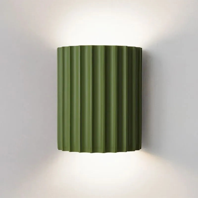 Contemporary French Macaron Wall Light With Pastel Shade For Home