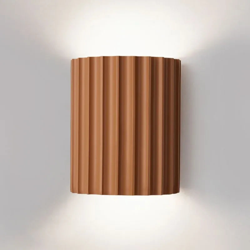 Contemporary French Macaron Wall Light With Pastel Shade For Home
