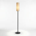 Minimalist Iron Body Linen Fabric Shade Modern Standing Floor Lamp