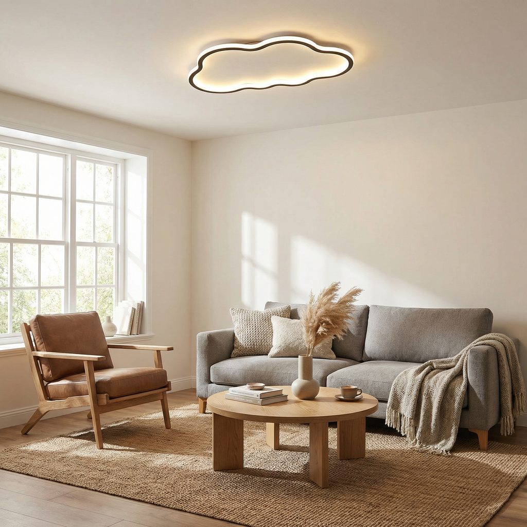 Xiaoyun 50CM Modern Cloud LED Ceiling Light With Backlight Glow