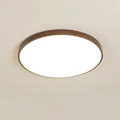 40cm Round Led Ceiling Light 48W Flush Mount Wood Grain Decor