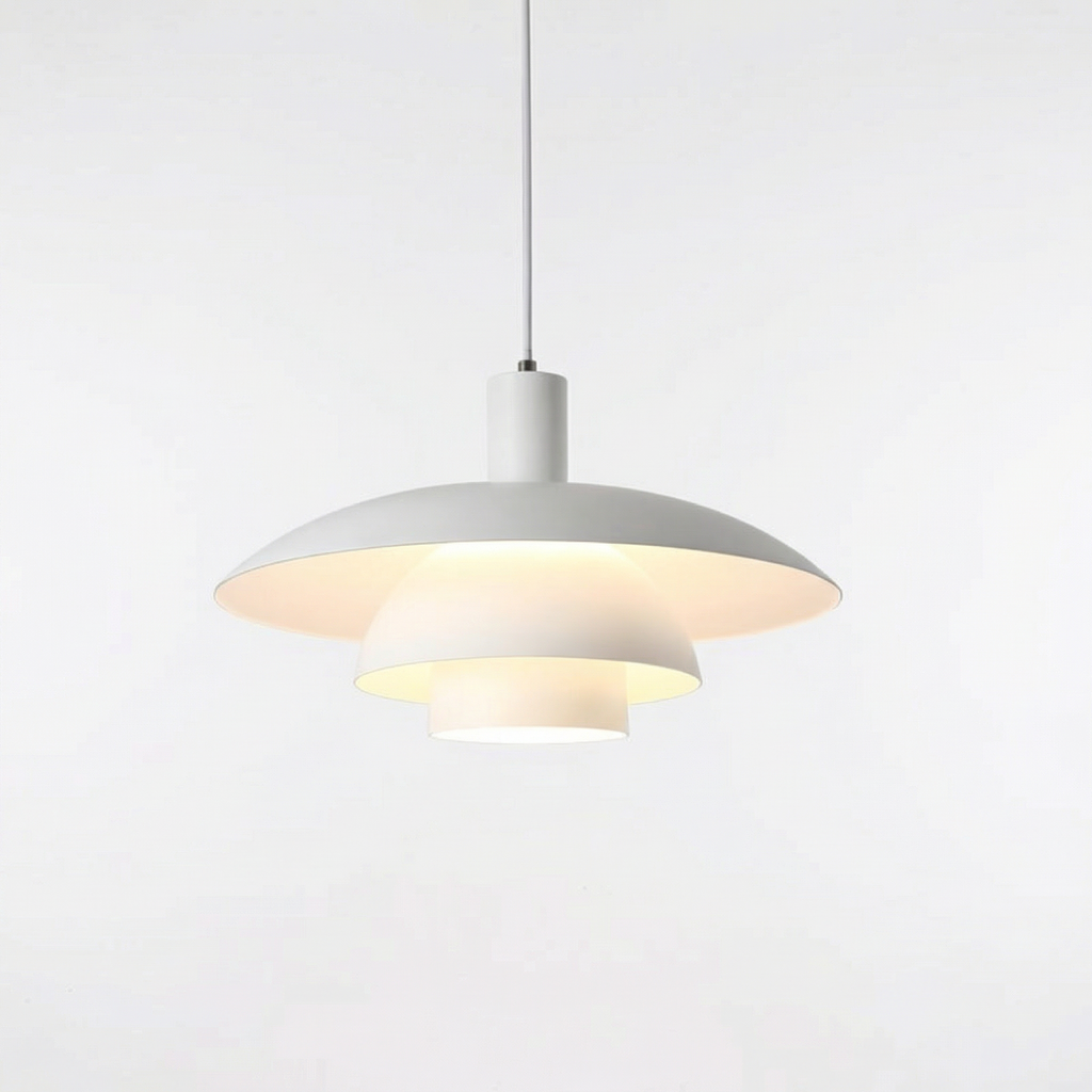 Astrum Home White UFO Multi Layer Pendant Light Scandinavian Modern Ceiling