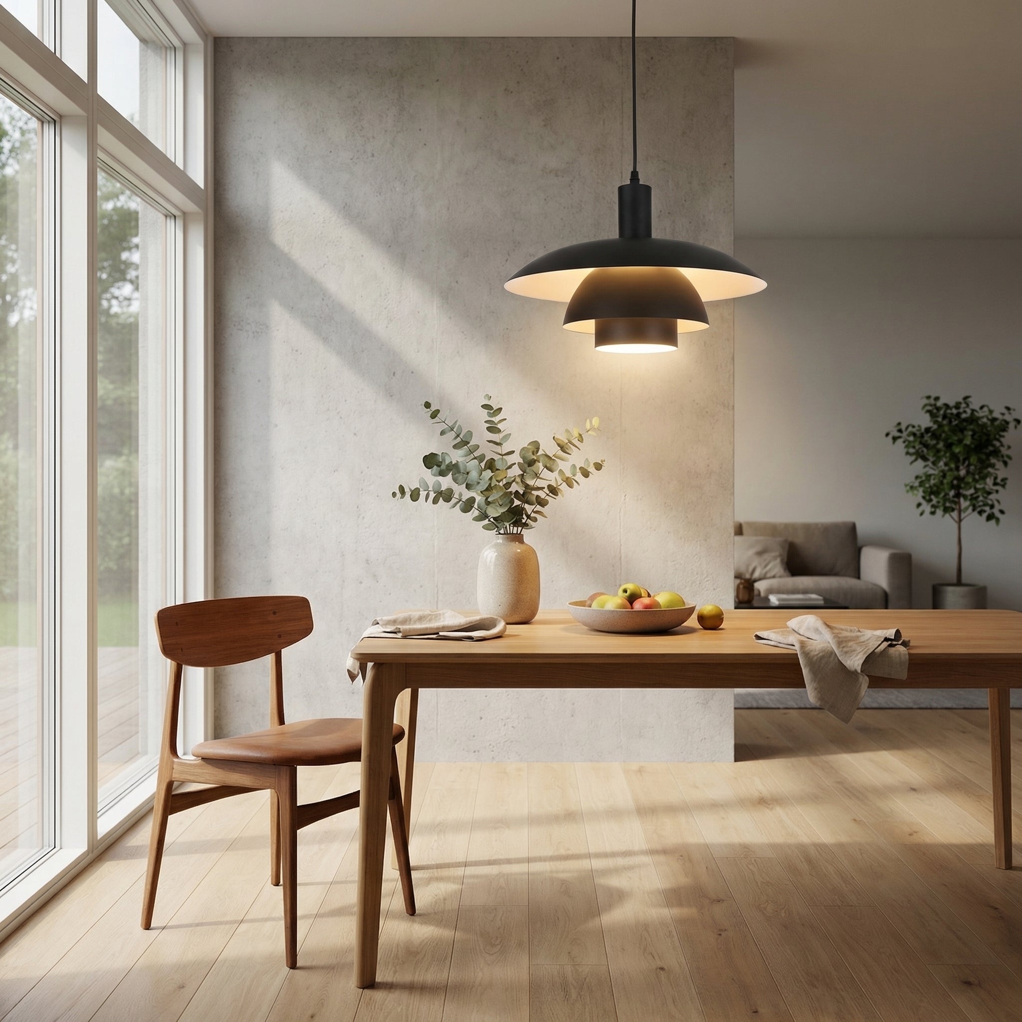 Astrum Home White UFO Multi Layer Pendant Light Scandinavian Modern Ceiling
