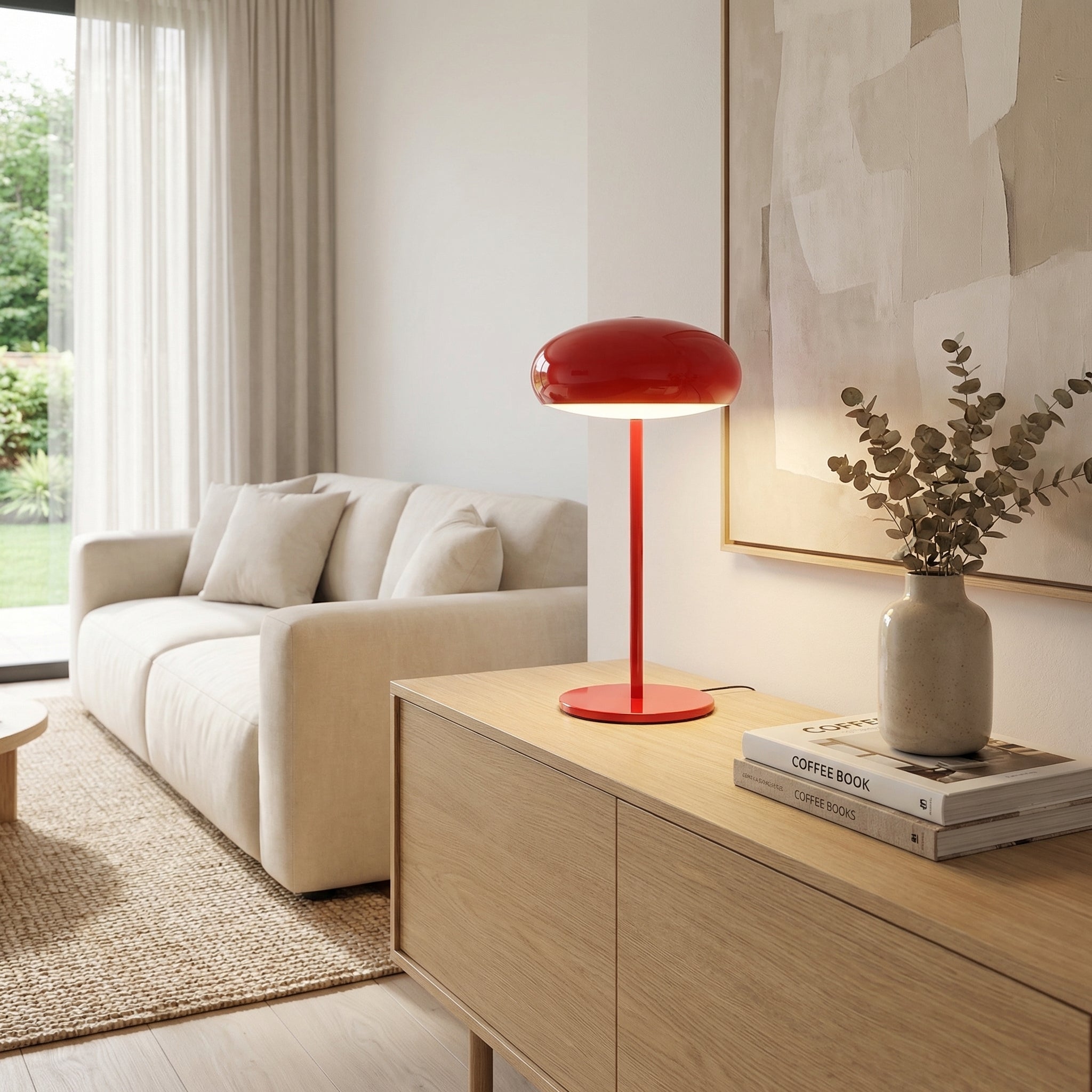 Modern Aluminum Rechargeable LED Table Lamp Slim Minimalist Design