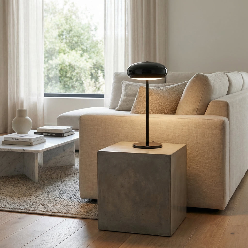 Modern Aluminum Rechargeable LED Table Lamp Slim Minimalist Design