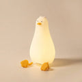 Cute Silicone Duck Night Light Squeezable Bedside Lamp For Baby Nursery