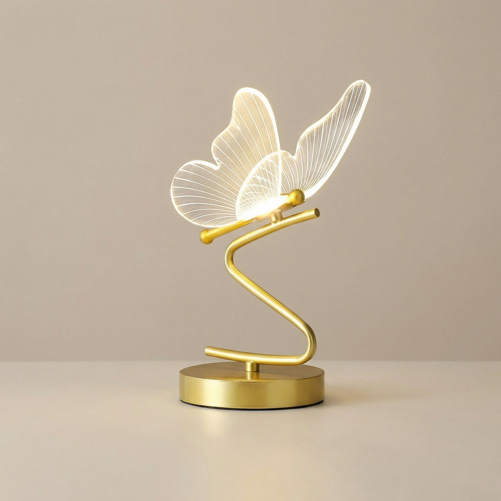 Modern Nordic Butterfly Pendant Light Sculptural Metal Chandelier For Bedroom