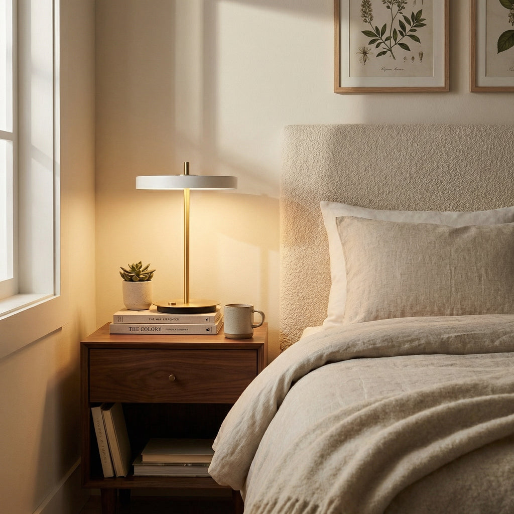 Modern Nordic LED Table Lamp With Warm Light For Home Office Desk