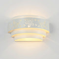Butterfly Pattern Led Wall Lamp With Artistic Metal Cutout Design For Home