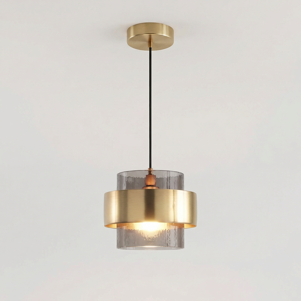 Nordic Glass Minimalist Modern Three Head Candle Design Chandelier