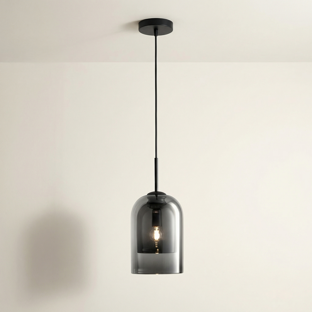Modern Nordic Single Light Glass Pendant Ceiling Chandelier Light
