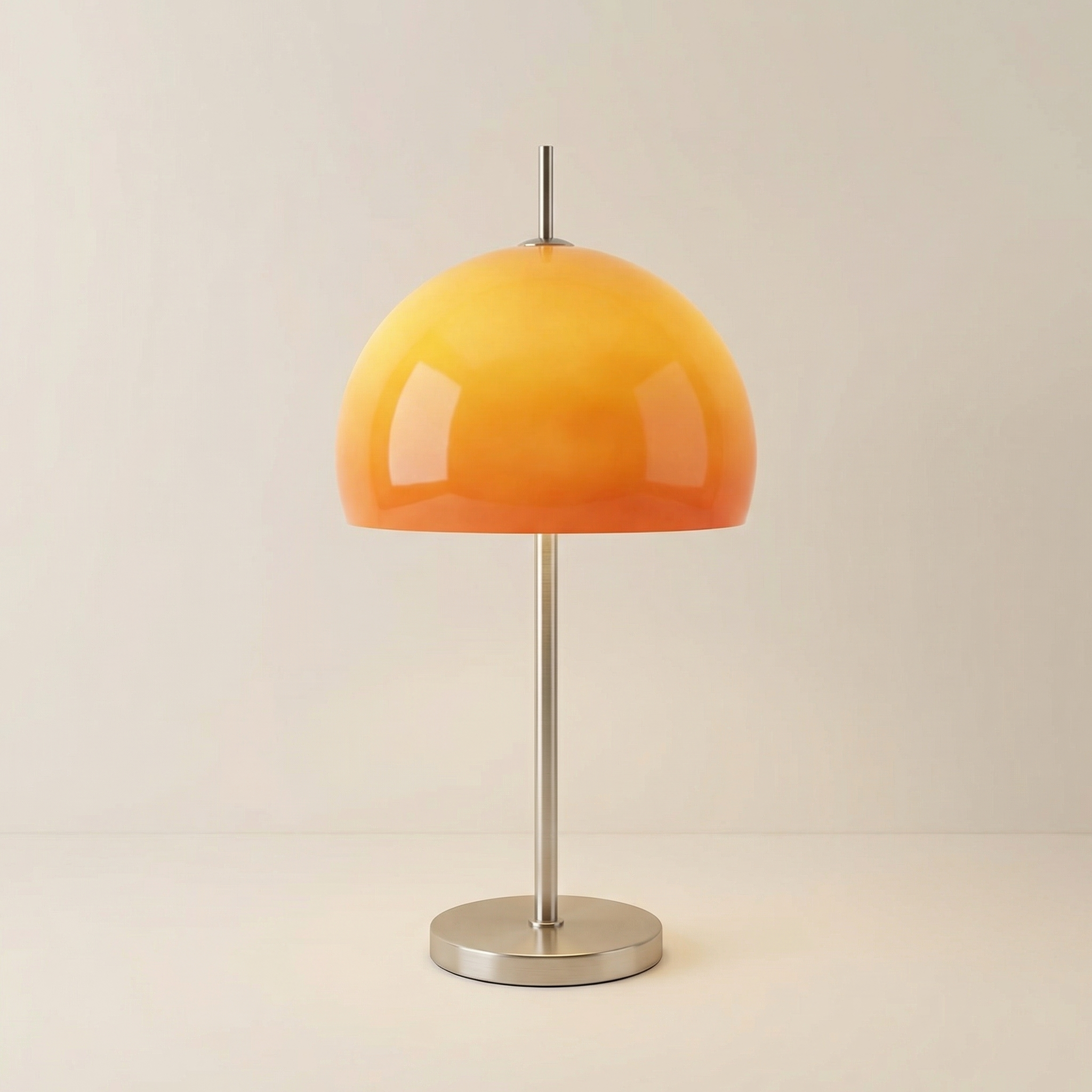Bauhaus Mushroom Table Lamp With Gradient Shade And Ambient Glow