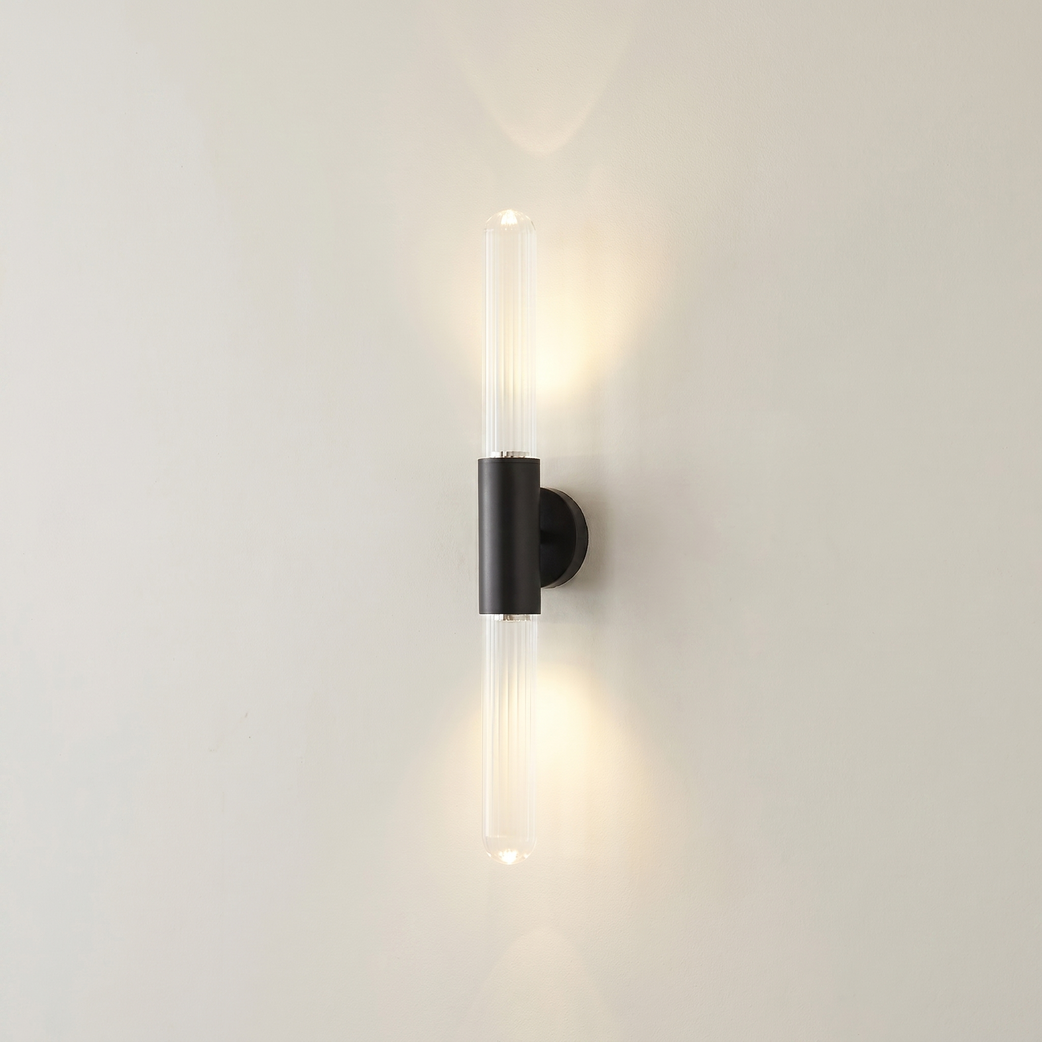 Lumina Brass Wall Sconce Light Vertical Corridor Wall Fixture