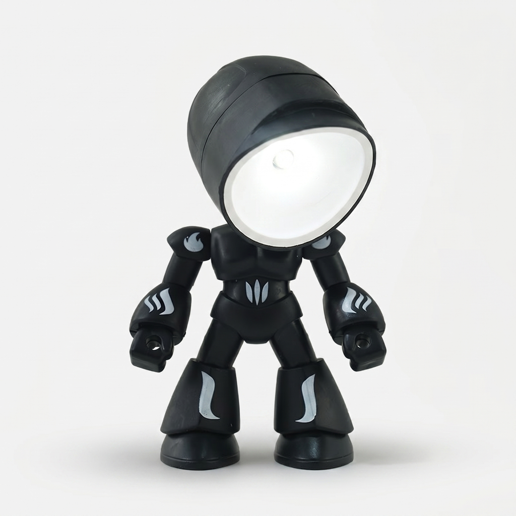 Aurora Robot LED Night Light Soft White Glow Bedroom For Kids