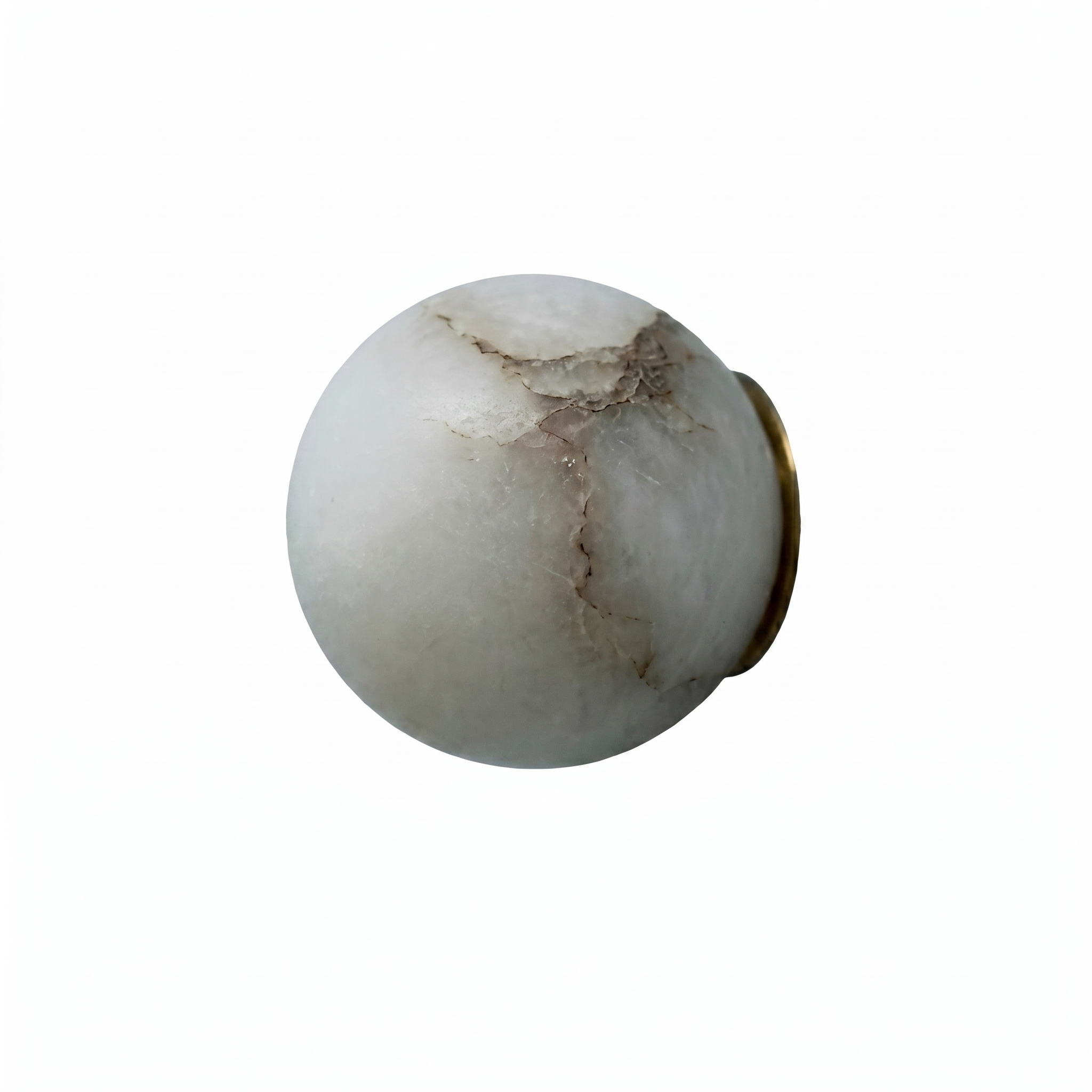 Japandi Style Marble Orb Wall Sconce Minimalist Indoor Lighting