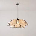 NordicLight Vintage Petal Cream Fabric Pendant Light Indoor Ceiling Lamp