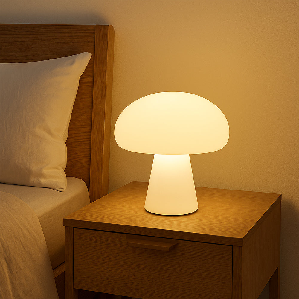 Vintage Inspired Mushroom Table Lamp For Bedroom And Home Decor