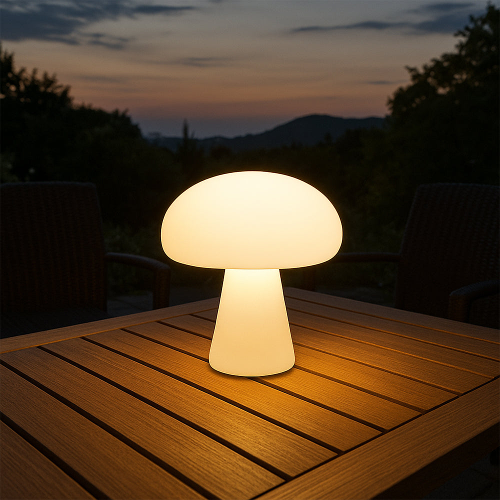 Vintage Inspired Mushroom Table Lamp For Bedroom And Home Decor