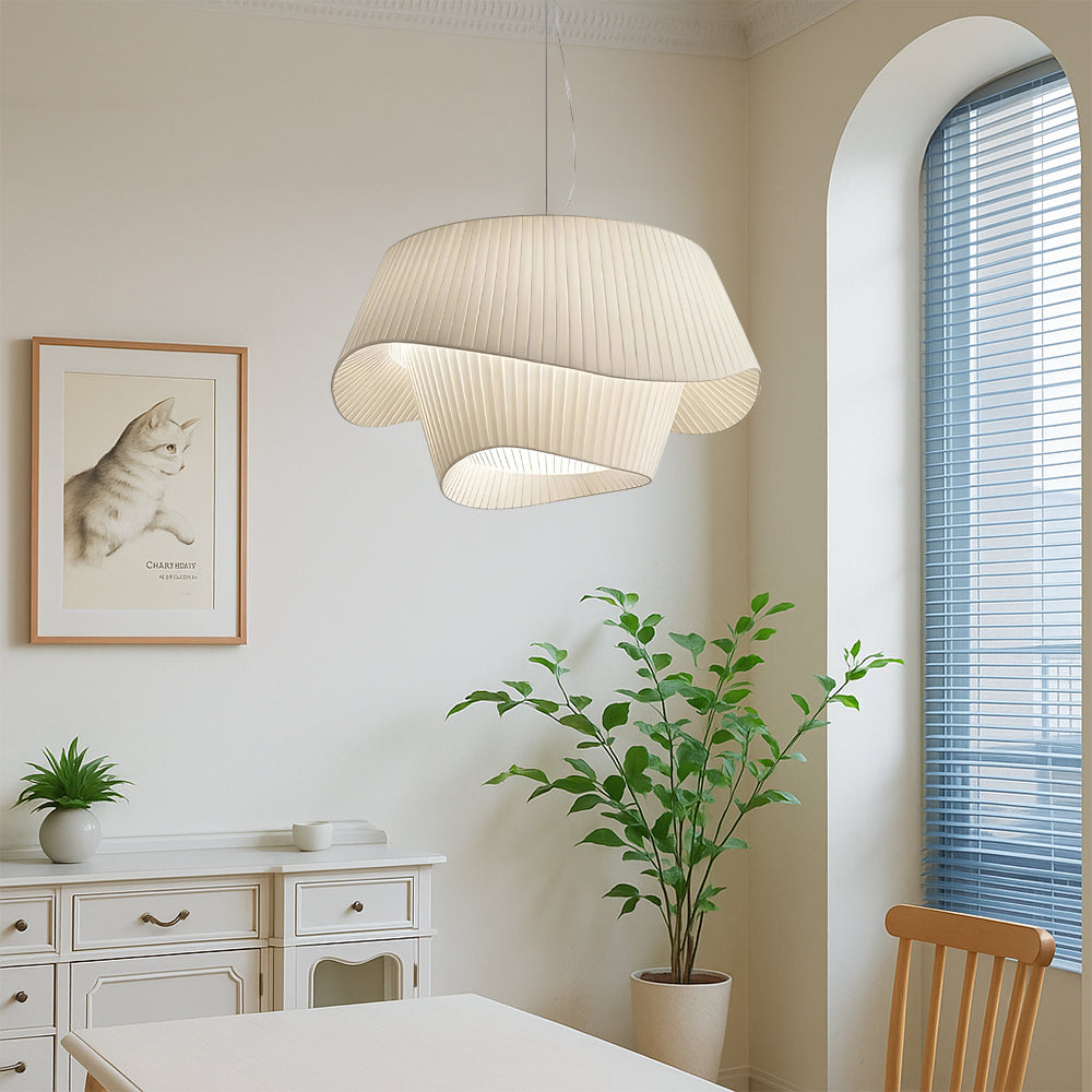 Natural Round Woven Rattan Pendant Ceiling Lamp With Adjustable Cord