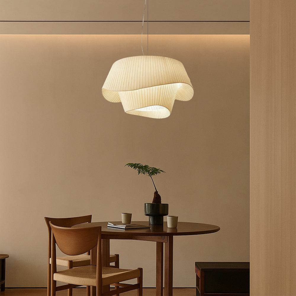 Natural Round Woven Rattan Pendant Ceiling Lamp With Adjustable Cord